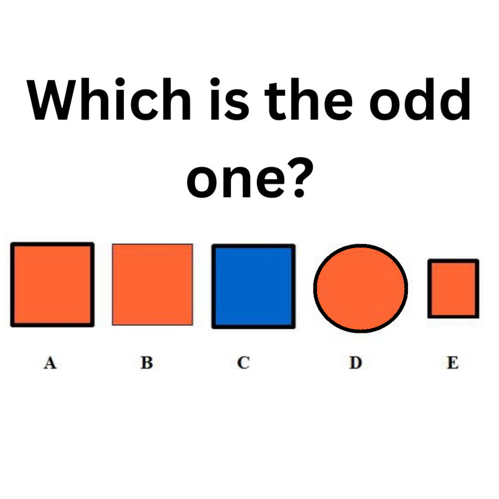 Which is the odd shape