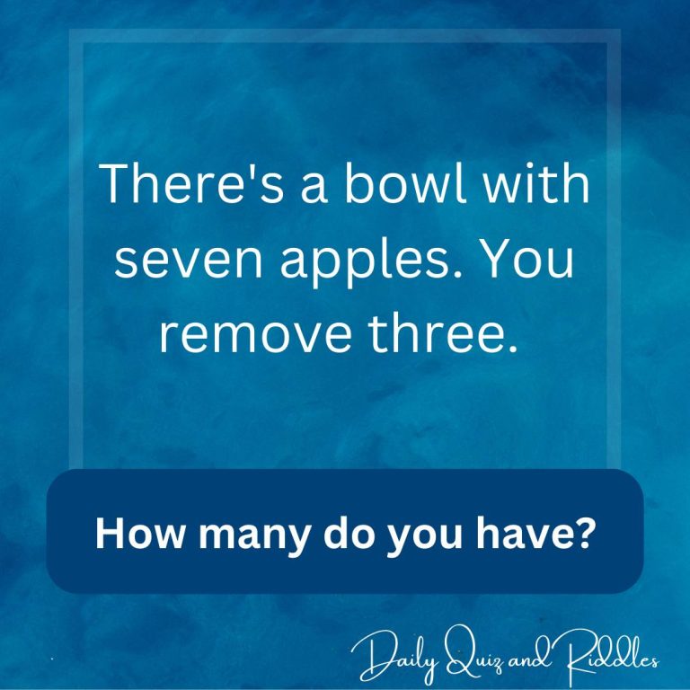 How many apples do you have? Daily Quiz and Riddles