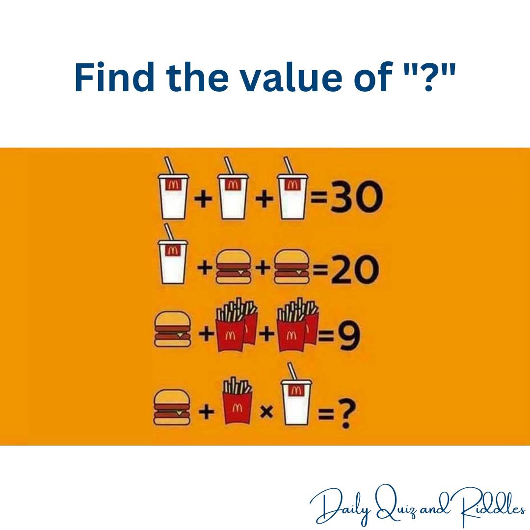 Food Quiz Find The Value Of Daily Quiz And Riddles food-quiz-find-the-value-of-daily-quiz-and-riddles